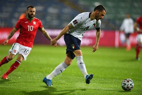 Bonucci S Match Shirt Bulgaria Italy 2021 CharityStars