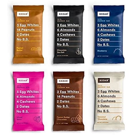 RXBAR Whole Food Protein Bars Best Healthy Snacks On Amazon