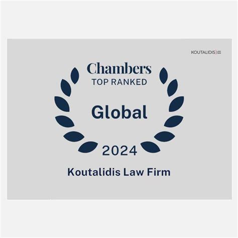 Koutalidis Law Firm Celebrates Top Ranking In Chambers And Partners