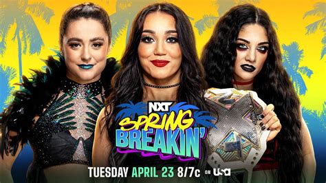 Se Revela La Cartelera Completa De La Primera Noche De Wwe Nxt Spring