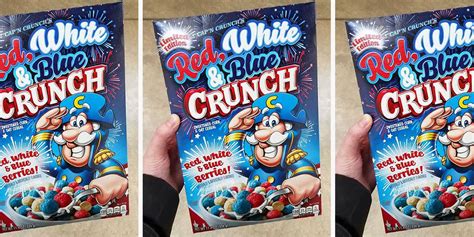 Update Capn Crunch Is Releasing Red White And Blue Crunch Cereal