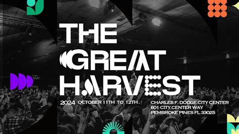 The Great Harvest Live Miami Youtube