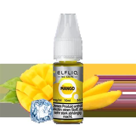 Mango Nic Salt Liquid Von Elfliq Mg Ml The Vape