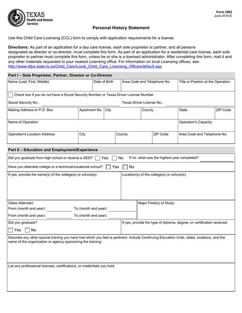 Form 2982 Fill Out Sign Online And Download Fillable Pdf Texas Templateroller