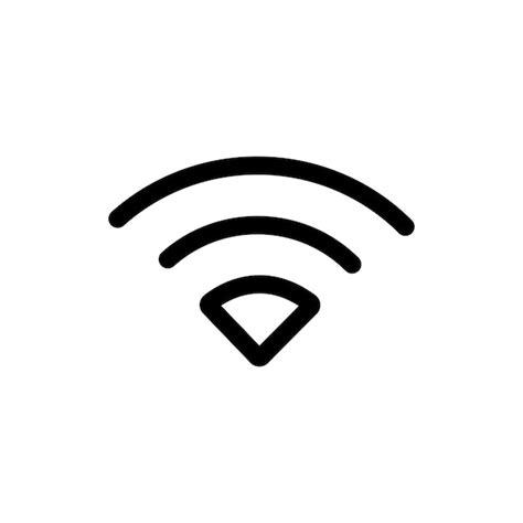 Premium Vector Wifi Icon Set Wi Fi Connection Vector Symbol Mobile