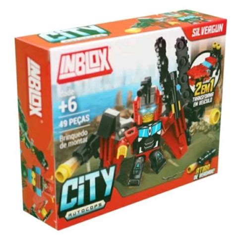 Lego Bloco De Montar Brinquedo Robo Carros Modelo Lego Kit 4 Caixas