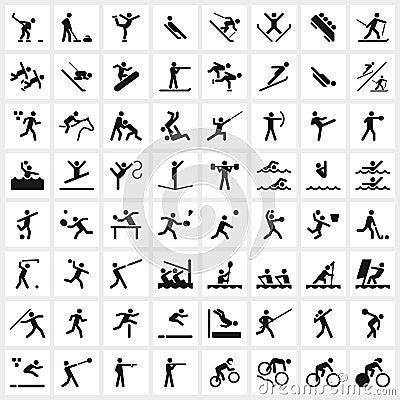 S Mbolos Del Deporte Ilustraci N Del Vector Imagen