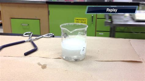 Baking Soda And Vinegar Reaction Vs Temperature Youtube