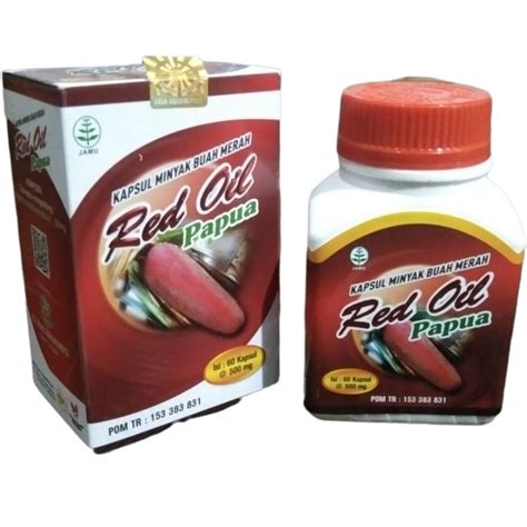 Jual Kapsul Minyak Buah Red Oil Papua Asli Original Shopee Indonesia