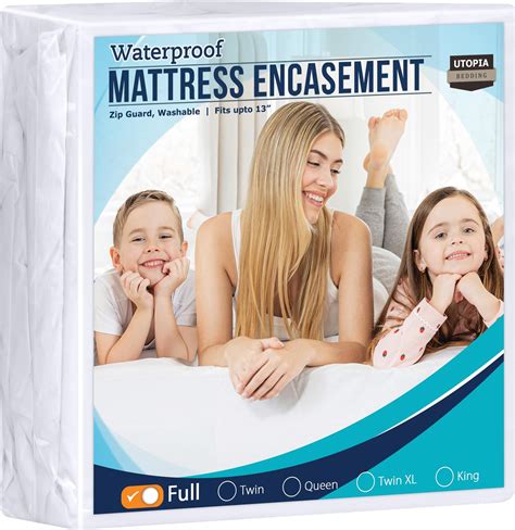 Waterproof Zippered Plastic Mattress Protector Encasement Vinyl Mattress Bed Cover