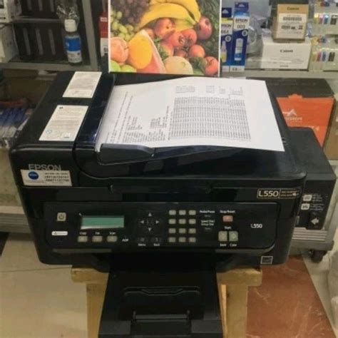 Jual Printer Epson L550 Print Scan Copy Adf Second Shopee Indonesia