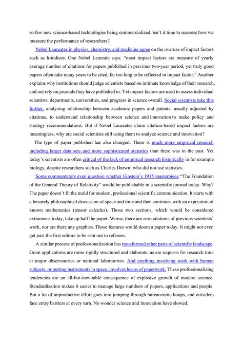 Commercialization of Science: What has changed and what can be done to