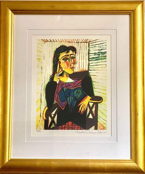 Sold Price Picasso Portrait Of Dora Maar Seated Limited Edition Giclee