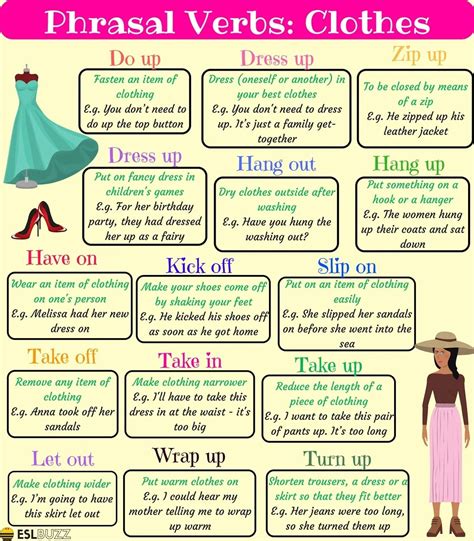 Common Phrasal Verbs About Clothes Esl Buzz