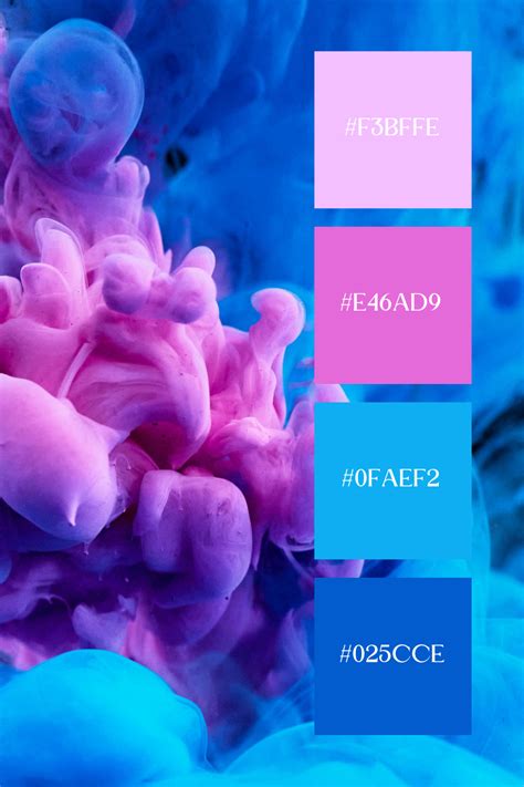 Blue Pink Color Palette Color Scheme Generator Artofit