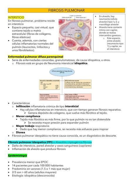 Fibrosis Pulmonar Fiorella Campos Udocz