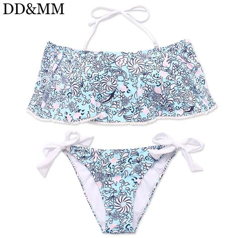 Dd Mm Sexy Bikini Off Shoulder Swimsuit Women Swimwear Brazilian