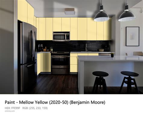 Benjamin Moore Mellow Yellow Paint Color Codes Similar