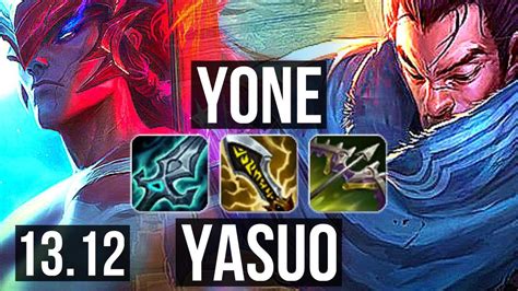 Yone Vs Yasuo Top M Mastery Games Dominating Tr