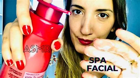 Asmr En Espa Ol Spa Facial Masaje En Tu Carita Soft Spoken Youtube