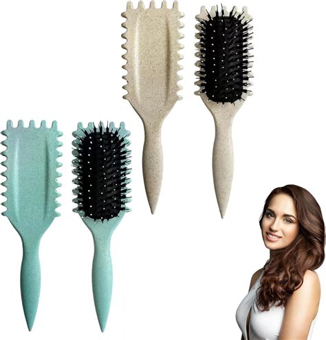 2pcs Curl Brush Bouncy Curl Brush Hair Brush Detangling Brush Curl