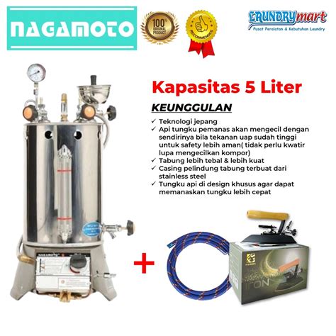 Jual SETRIKA UAP BOILER NAGAMOTO OTOMATIS Shopee Indonesia