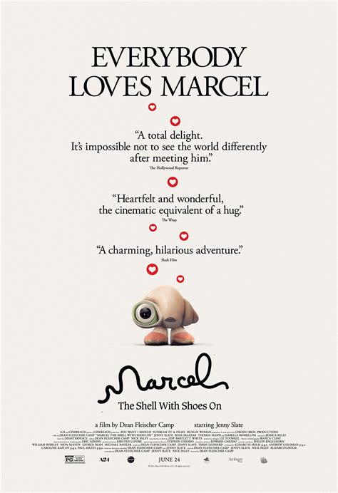 Marcel the Shell with Shoes On (#2 of 4): Extra Large Movie Poster Image - IMP Awards