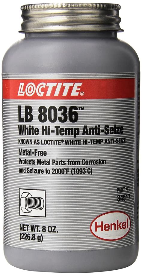 Amazon Loctite 34517 White LB 8036 High Temperature Anti Seize