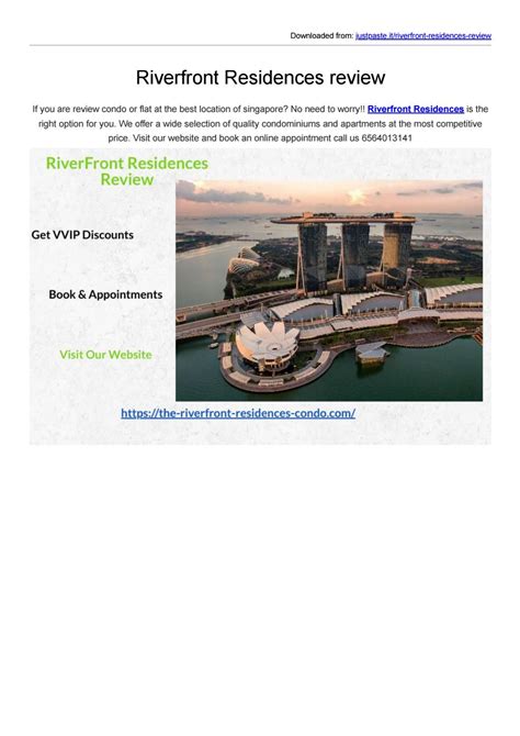 Riverfront Residences Review by residences condo - Issuu