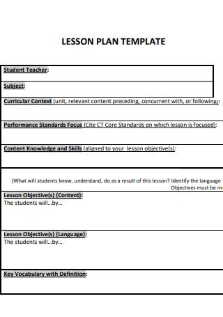 Sample EdTPA Lesson Plan 43 IN PDF