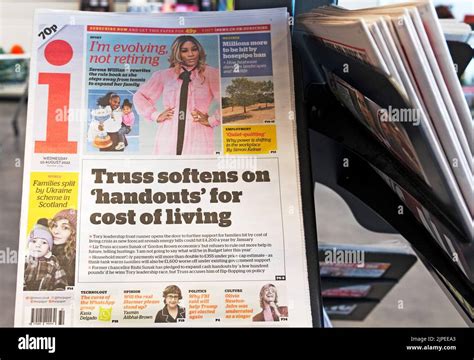 Liz Truss Softens On Handouts For Cost Of Living I Newspaper Headline