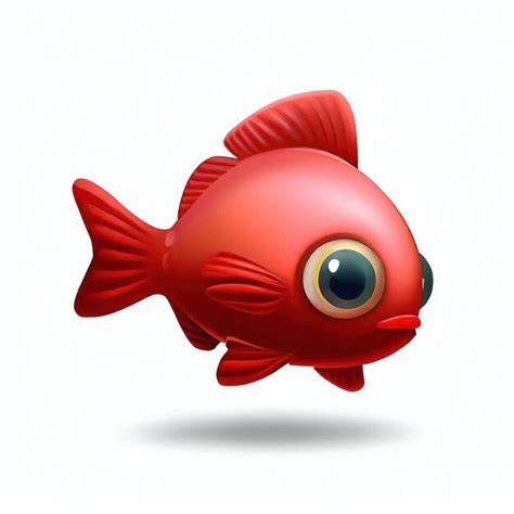 Premium Ai Image A Red Fish With A Big Eye And A Black Eye