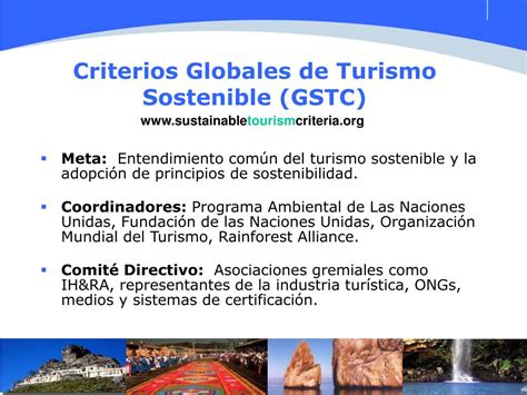 Ppt Criterios Globales De Turismo Sostenible Colaboraci N Para El