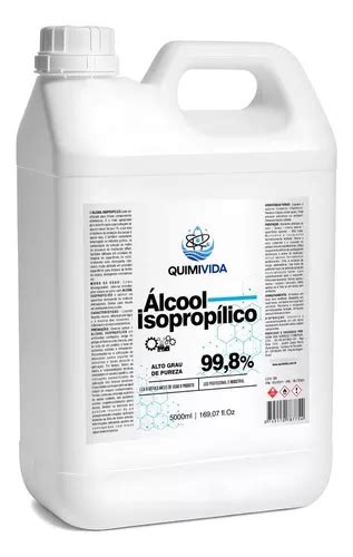 Alcool Isopropilico Puro Limpador Uso Geral Brinde L Frete Gr Tis