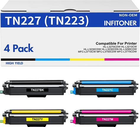 Amazon Tn Tn High Yield Black Toner Cartridge Twin Pack