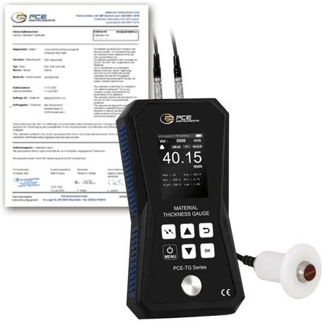 Thickness Gauge Pce Tg A Ht Ica Incl Iso Calibration Certificate