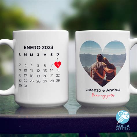 Taza Personalizada Calendario Abeja Reina Per