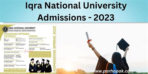 Iqra National University INU Admissions Spring 2023 Apply Online