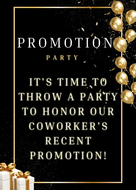 Presenting Some Amazing Promotion Party Invitations For Your Success