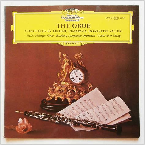 The Oboe Concertos By Bellini Cimarosa Donizetti Salieri De Heinz