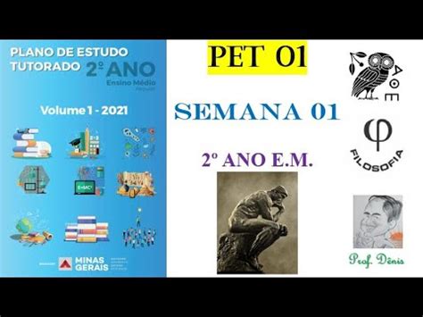 PET 01 2021 Semana 01 FILOSOFIA 2º Ano Ens Médio Origem da