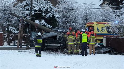 Wypadek Na Ulicy Ko Ciuszki W Rzekuniu Zdj Cie