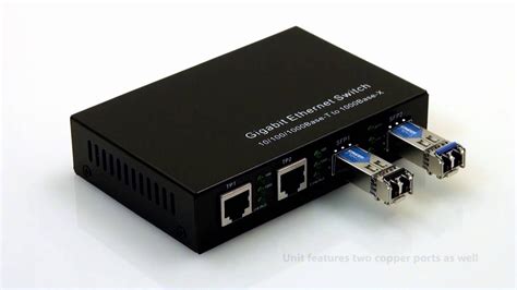 Singlemode To Multimode Ethernet Fiber Converter Youtube