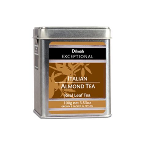 Dilmah Exceptional Italian Almond Tea Ceylon Tea Brew