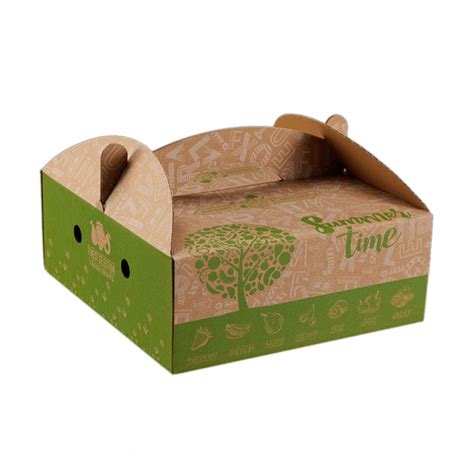 Custom Corrugated Gift Boxes with Handles - Eco-Friendly Packaging ...