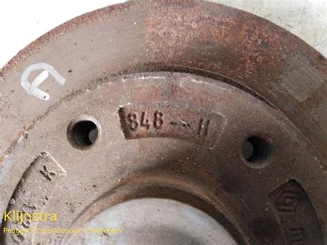 Rear Brake Disc Renault Megane R Renault