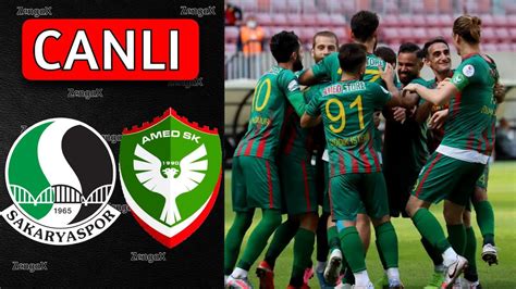 Sakaryaspor Amedspor Ma I Canli Zle Youtube