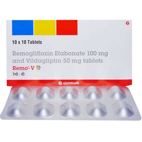 Remo V Remogliflozin Etabonate Vildagliptin Mg Mg Tablets