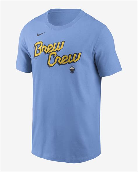 Playera Nike De La Mlb Para Hombre Christian Yelich Milwaukee Brewers