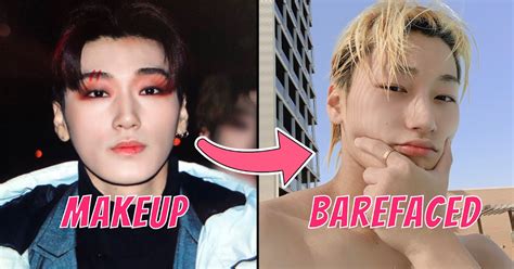 Kpop Idols No Makeup Male Saubhaya Makeup